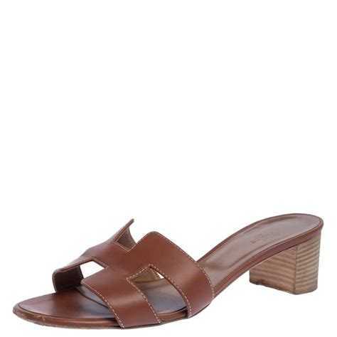 hermes block heel sandal|hermes extra sandals.